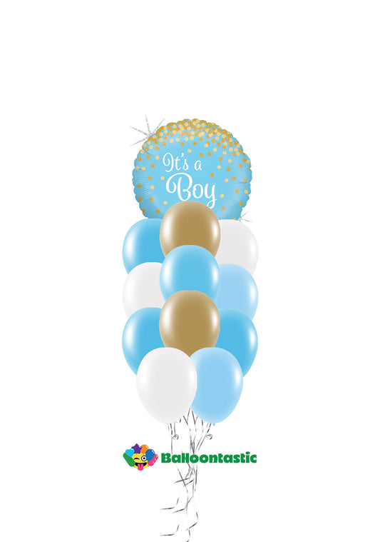 It's A Boy Balloon Bouquet - #12